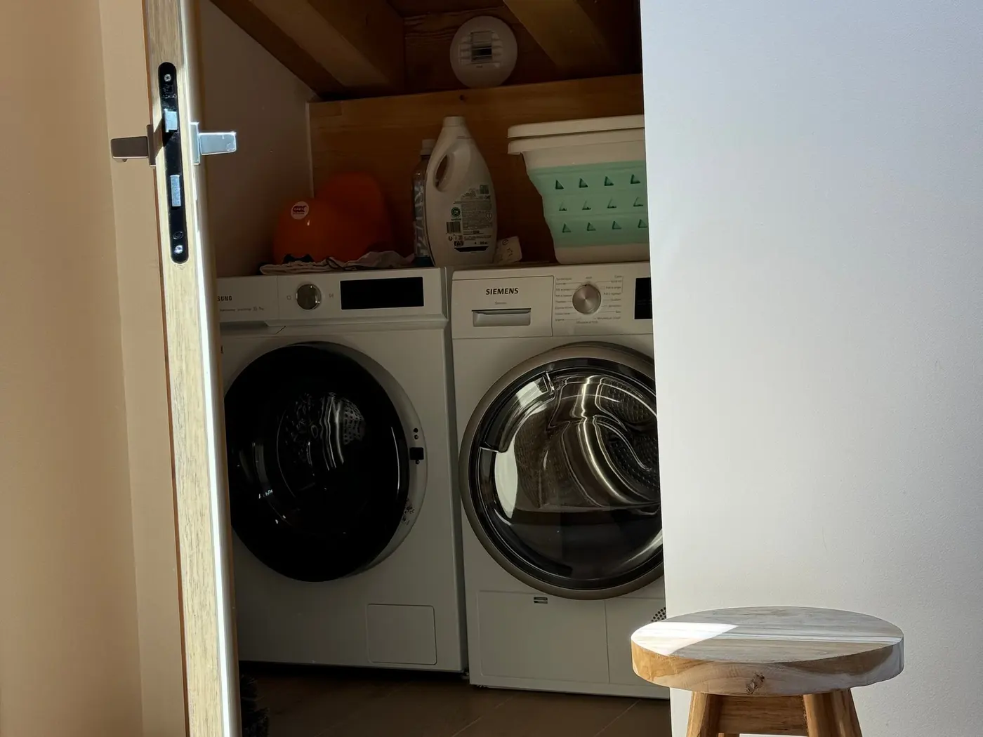 La buanderie : lave-linge et sèche-linge